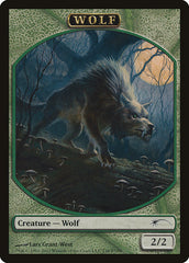 Human // Wolf Double-Sided Token [Friday Night Magic 2012] | Game Master's Emporium (The New GME)