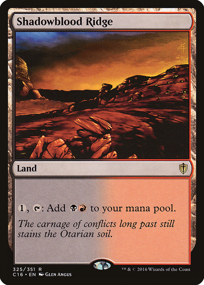 Shadowblood Ridge [Commander 2016] | Game Master's Emporium (The New GME)