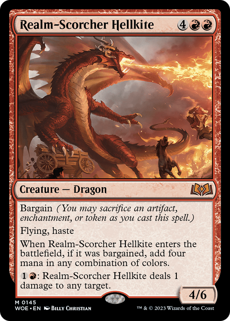 Realm-Scorcher Hellkite [Wilds of Eldraine] | Game Master's Emporium (The New GME)