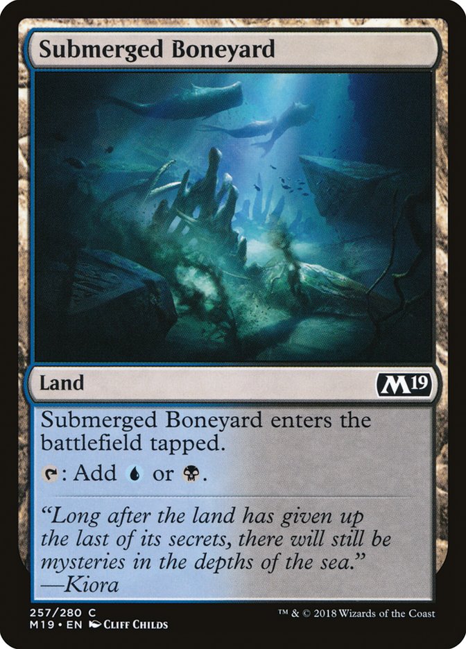 Submerged Boneyard [Core Set 2019] | Game Master's Emporium (The New GME)