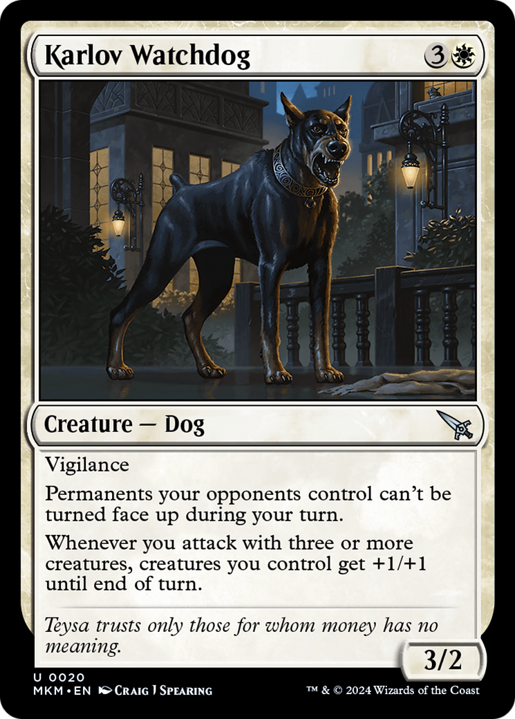 Karlov Watchdog [Murders at Karlov Manor] | Game Master's Emporium (The New GME)