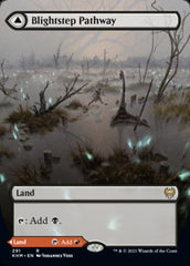 Blightstep Pathway // Searstep Pathway (Borderless Alternate Art) [Kaldheim] | Game Master's Emporium (The New GME)