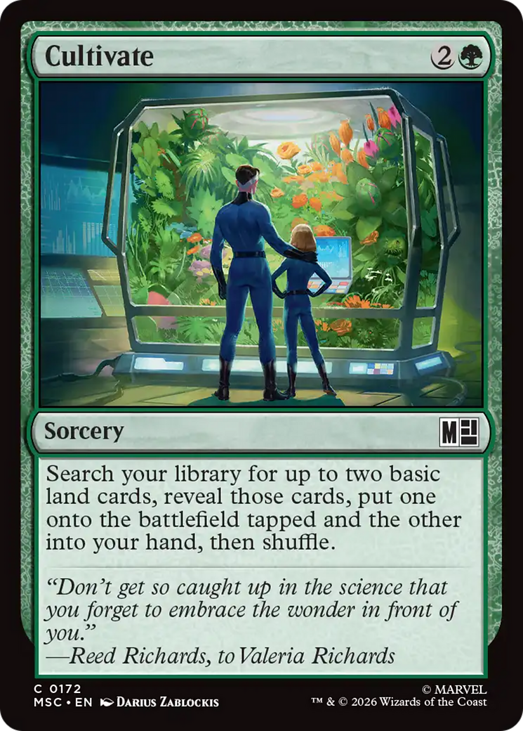Cultivate (Surge Foil) [Marvel Super Heroes Commander] | Game Master's Emporium (The New GME)
