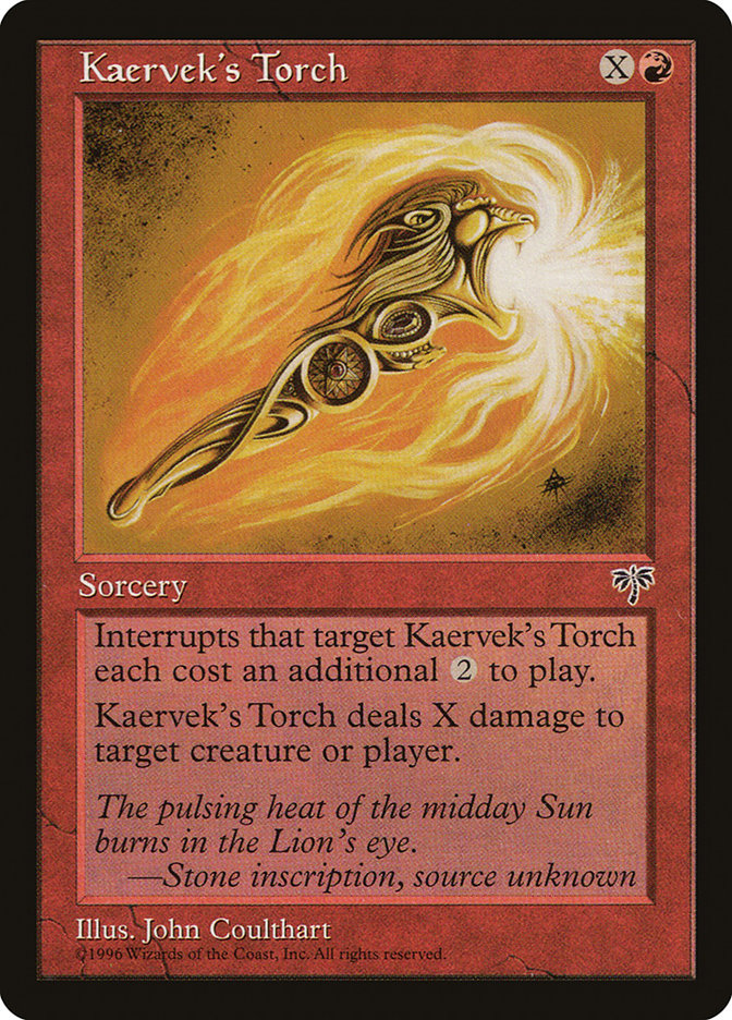 Kaervek's Torch [Mirage] | Game Master's Emporium (The New GME)