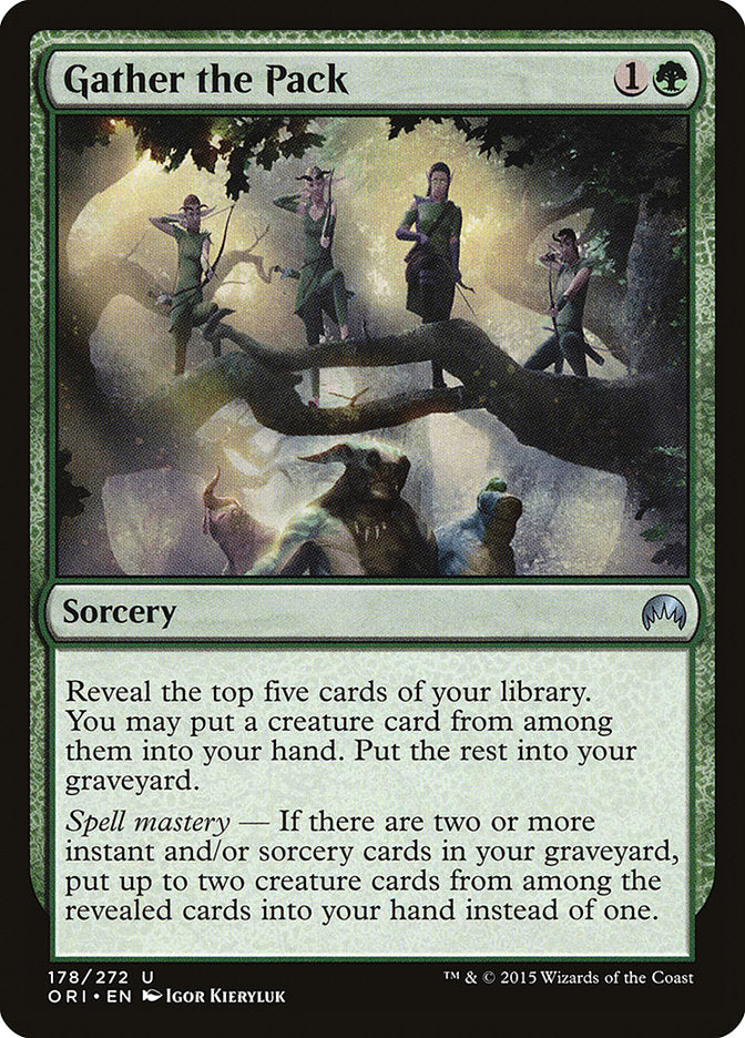 Gather the Pack [Magic Origins] | Game Master's Emporium (The New GME)
