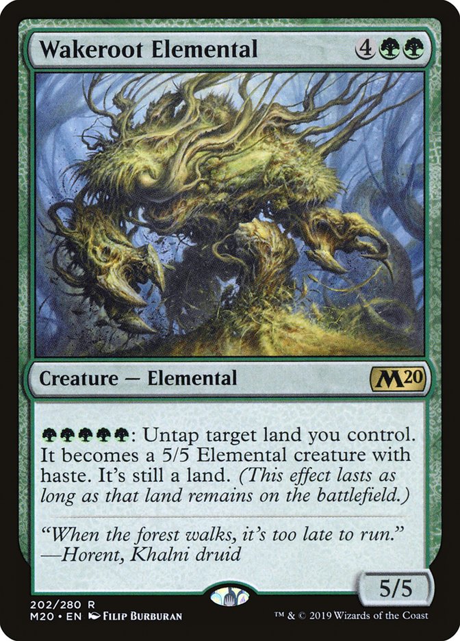 Wakeroot Elemental [Core Set 2020] | Game Master's Emporium (The New GME)