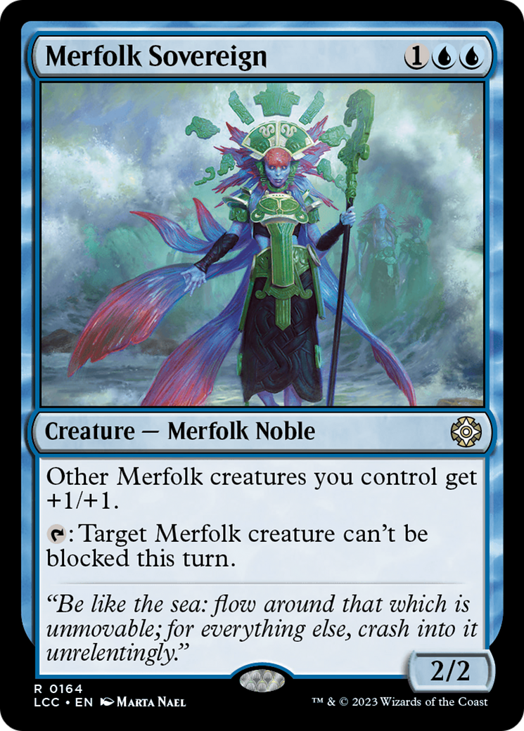 Merfolk Sovereign [The Lost Caverns of Ixalan Commander] | Game Master's Emporium (The New GME)