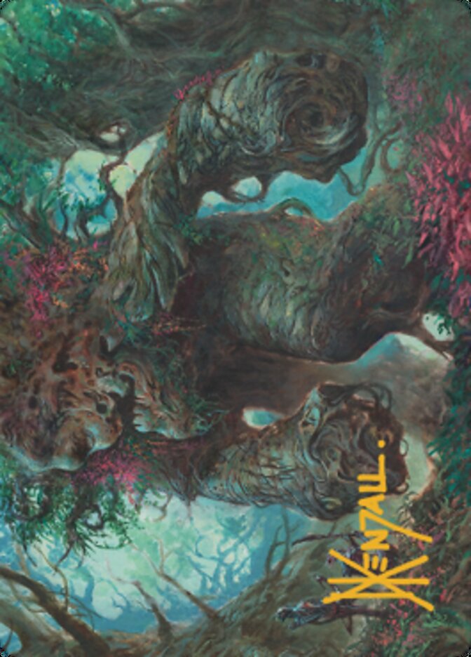 Magnigoth Sentry Art Card (Gold-Stamped Signature) [Dominaria United Art Series] | Game Master's Emporium (The New GME)