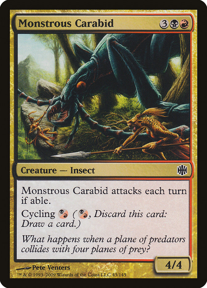 Monstrous Carabid [Alara Reborn] | Game Master's Emporium (The New GME)