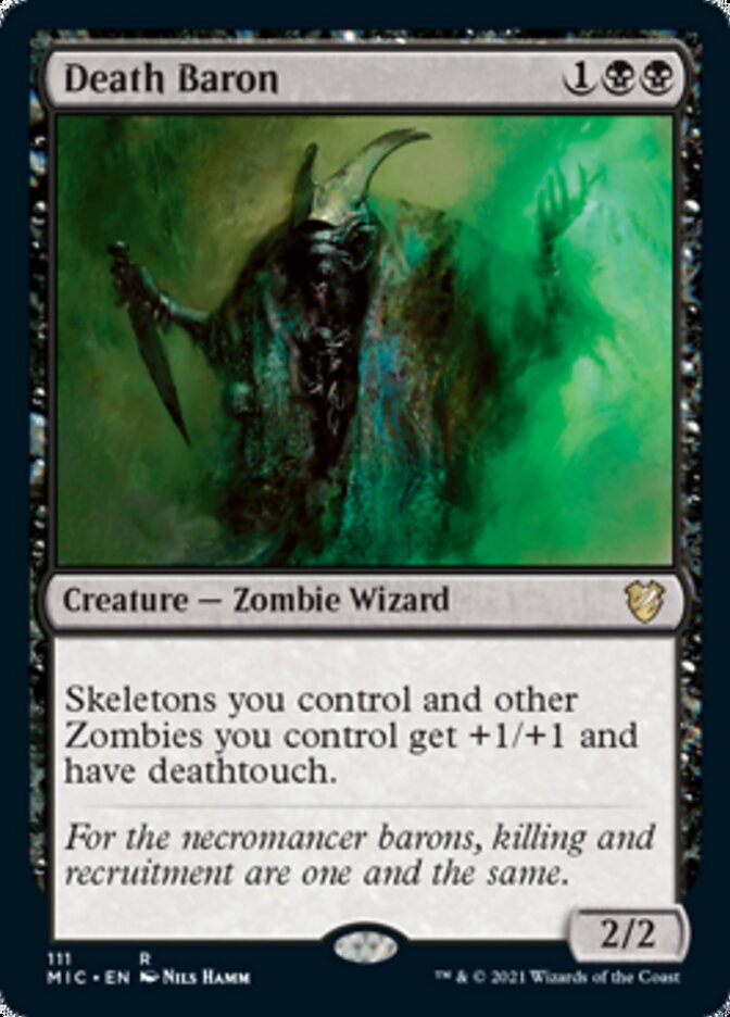 Death Baron [Innistrad: Midnight Hunt Commander] | Game Master's Emporium (The New GME)
