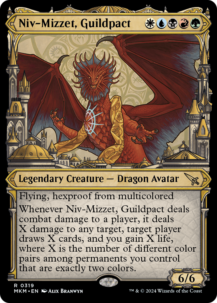 Niv-Mizzet, Guildpact (Showcase) (319) [Murders at Karlov Manor] | Game Master's Emporium (The New GME)