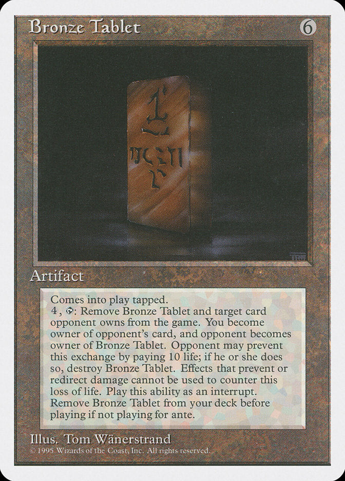 Bronze Tablet [Fourth Edition] | Game Master's Emporium (The New GME)