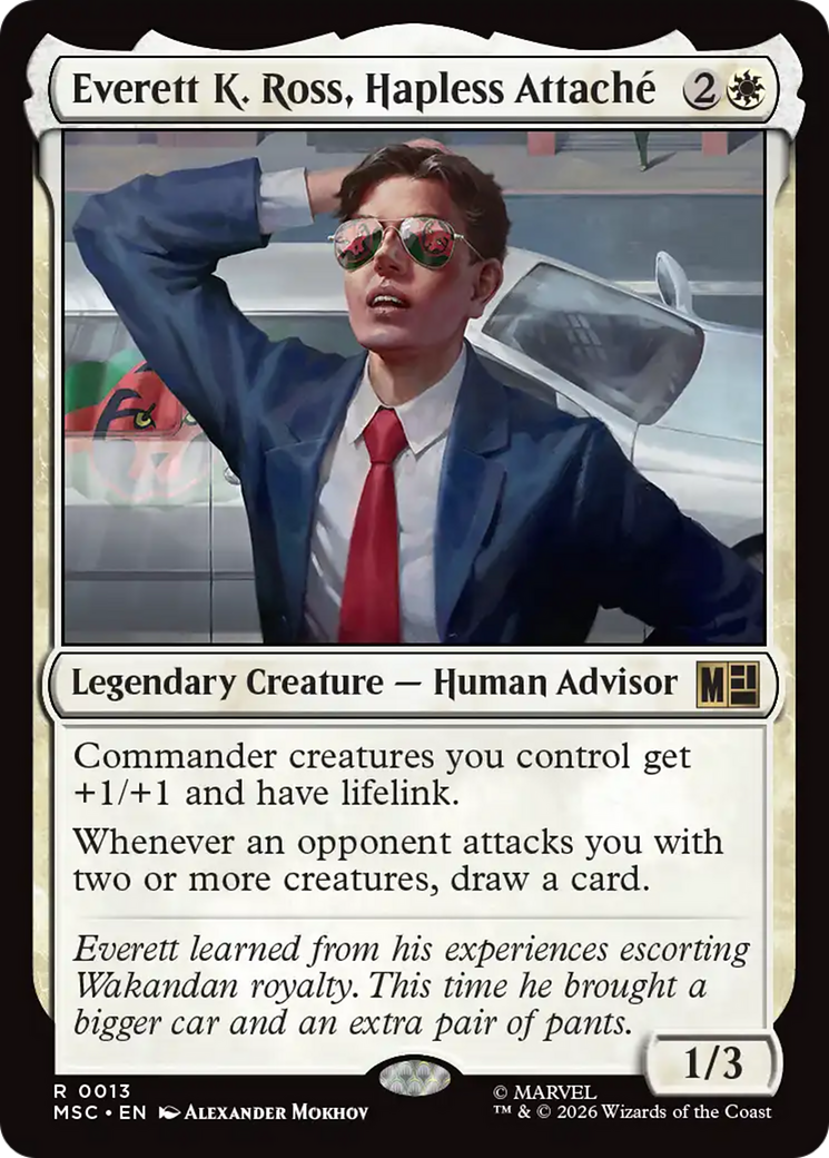 Everett K. Ross, Hapless Attache [Marvel Super Heroes Commander] | Game Master's Emporium (The New GME)