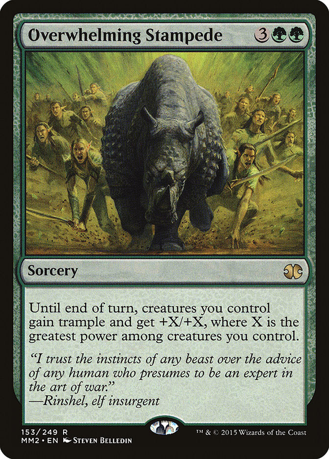 Overwhelming Stampede [Modern Masters 2015] | Game Master's Emporium (The New GME)