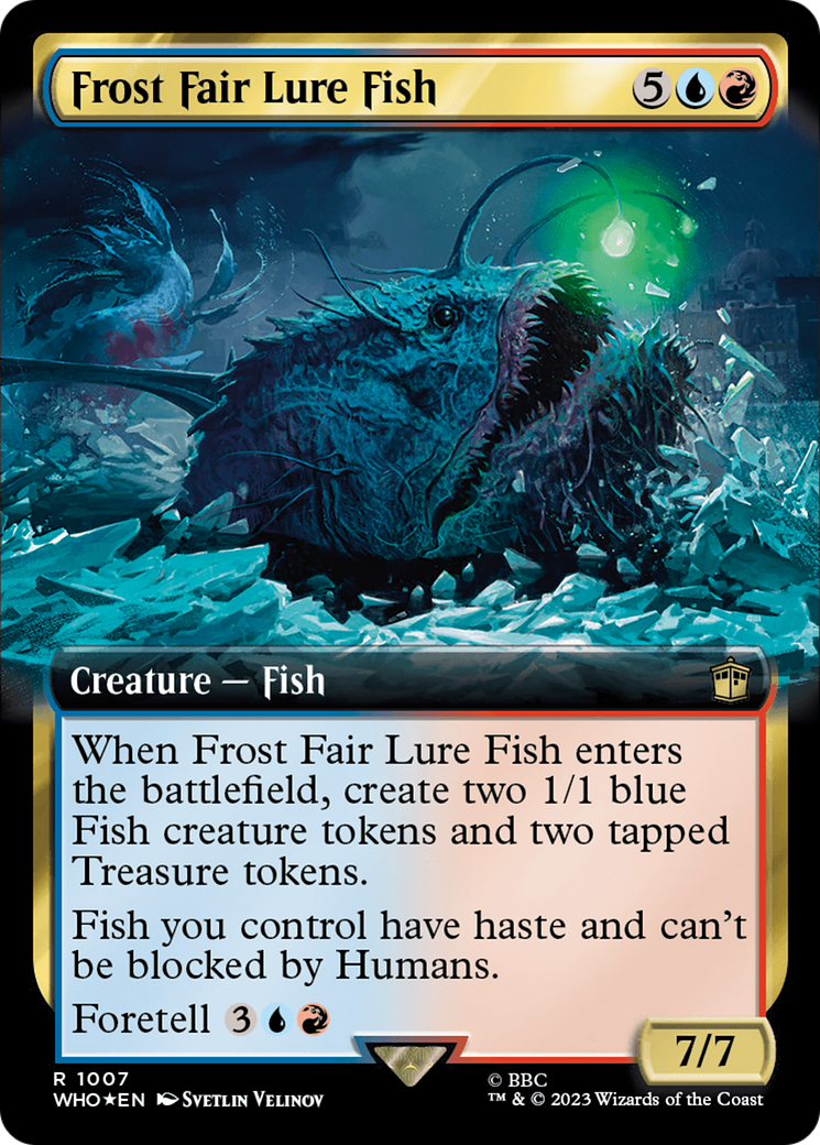 Frost Fair Lure Fish (Extended Art) (Surge Foil) [Doctor Who] | Game Master's Emporium (The New GME)