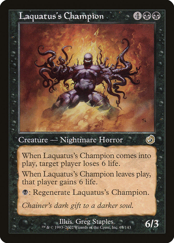 Laquatus's Champion [Torment] | Game Master's Emporium (The New GME)