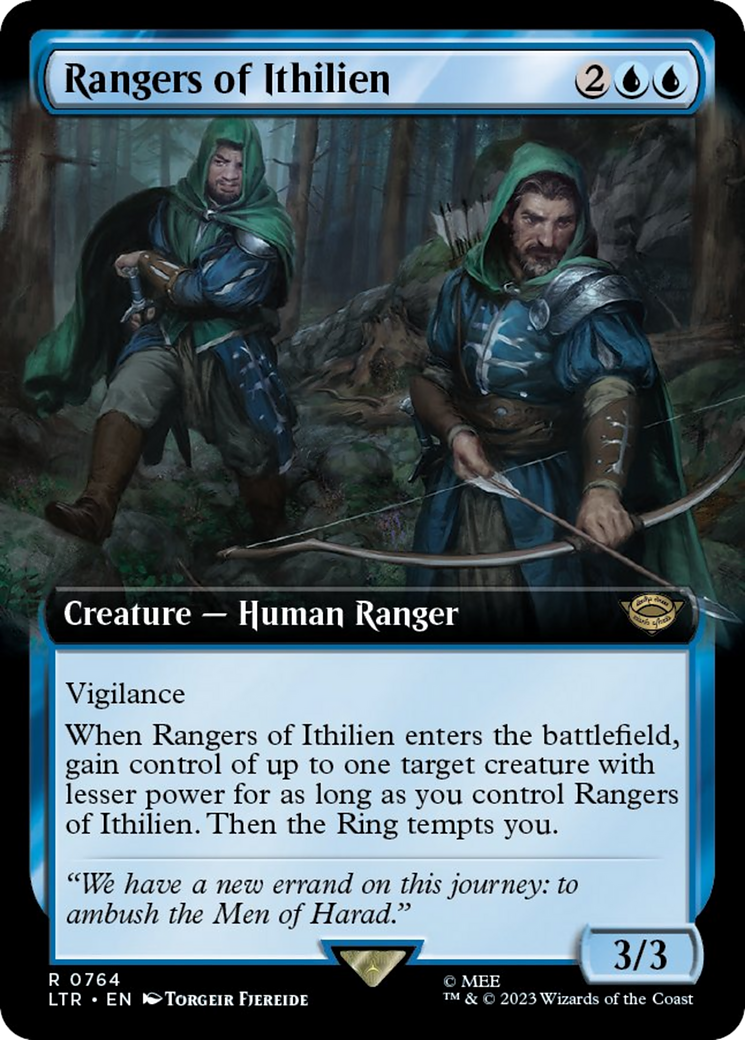 Rangers of Ithilien (Extended Art) (Surge Foil) [The Lord of the Rings: Tales of Middle-Earth] | Game Master's Emporium (The New GME)