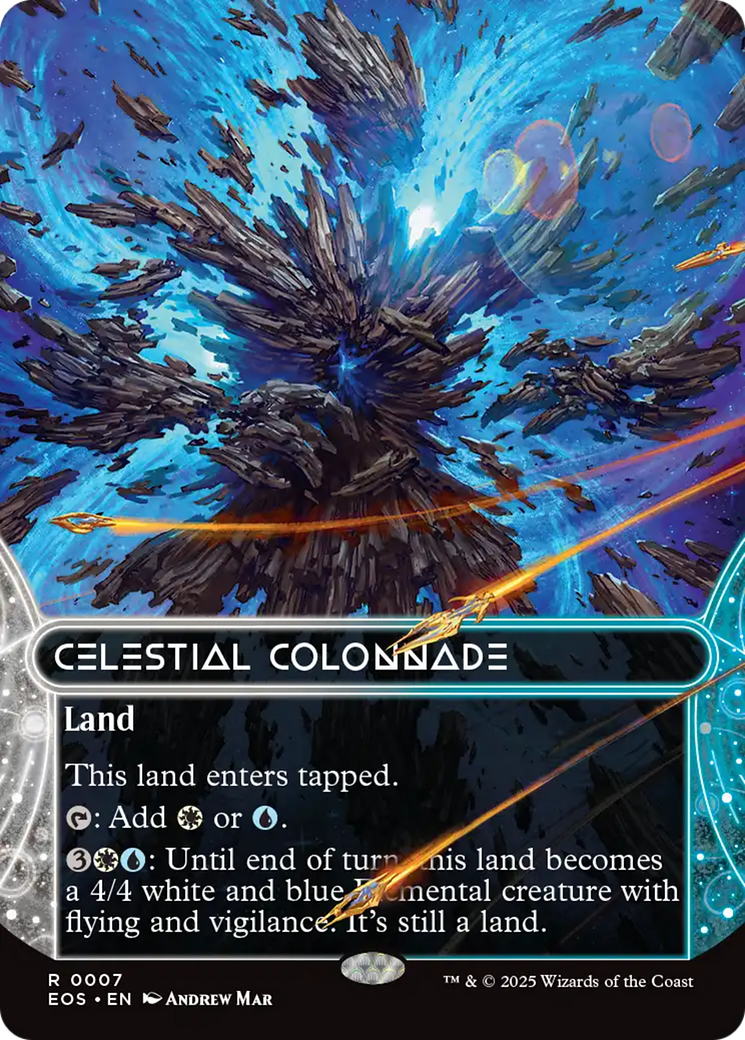 Celestial Colonnade (0007) (Borderless) [Edge of Eternities: Stellar Sights] | Game Master's Emporium (The New GME)