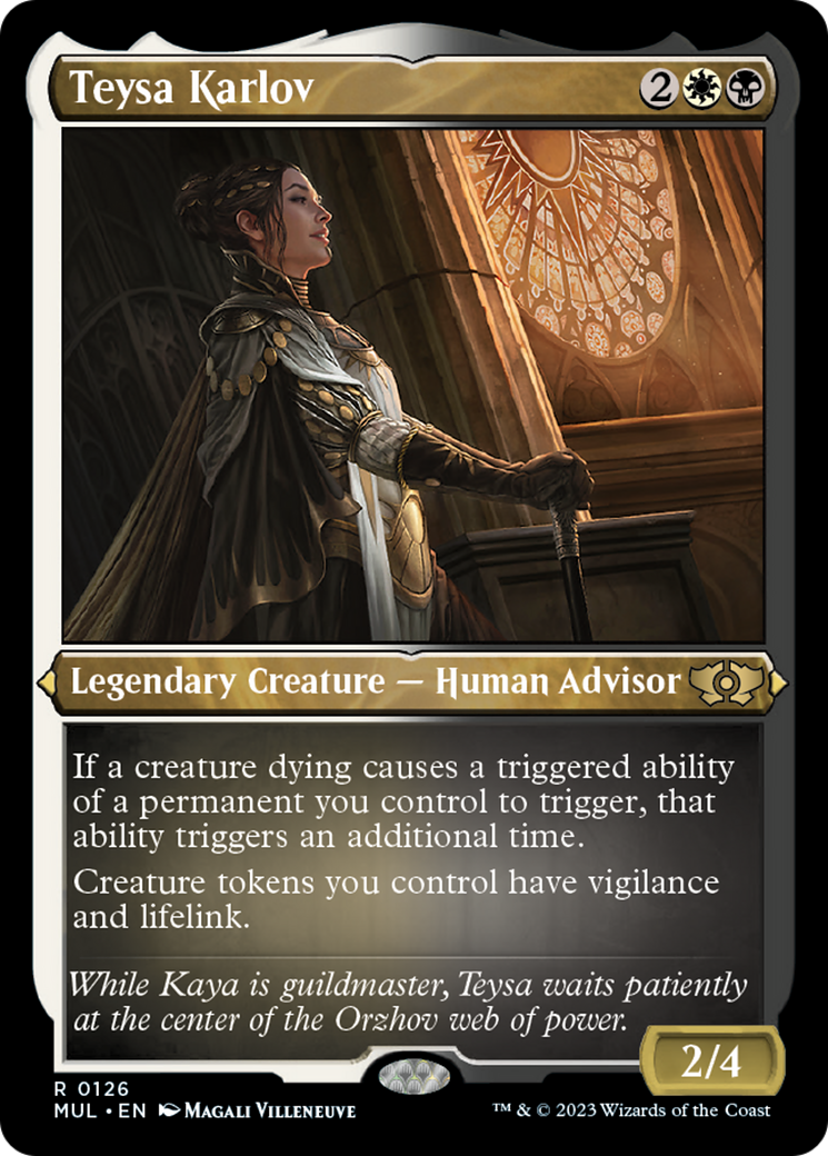 Teysa Karlov (Foil Etched) [Multiverse Legends] | Game Master's Emporium (The New GME)
