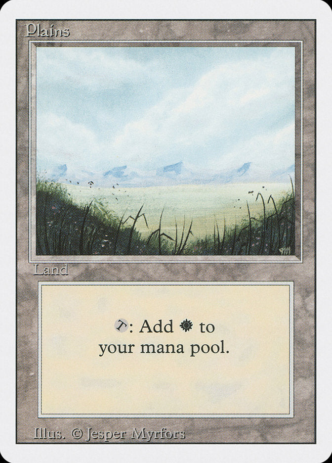 Plains (No Trees / Signature on Right) [Revised Edition] | Game Master's Emporium (The New GME)