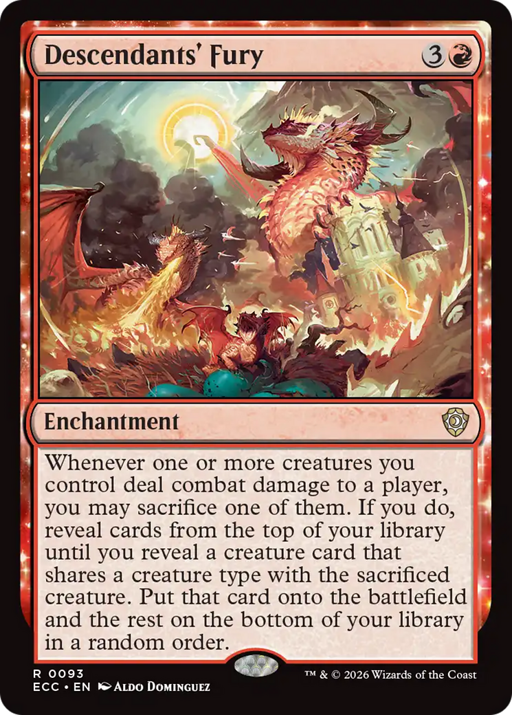 Descendants' Fury [Lorwyn Eclipsed Commander] | Game Master's Emporium (The New GME)