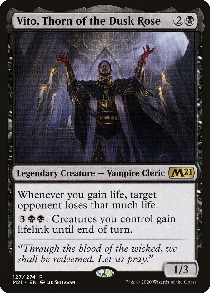 Vito, Thorn of the Dusk Rose [Core Set 2021] | Game Master's Emporium (The New GME)