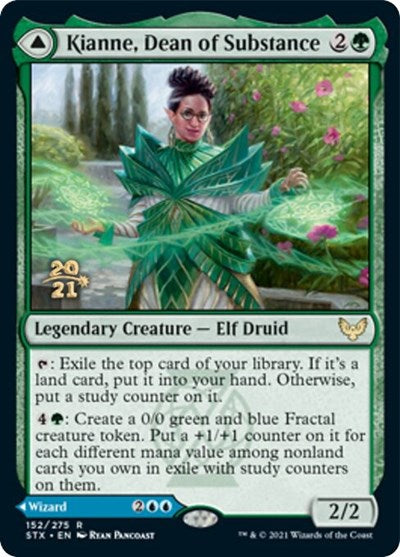 Kianne, Dean of Substance // Imbraham, Dean of Theory [Strixhaven: School of Mages Prerelease Promos] | Game Master's Emporium (The New GME)