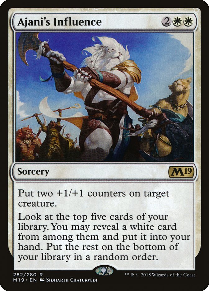 Ajani's Influence [Core Set 2019] | Game Master's Emporium (The New GME)
