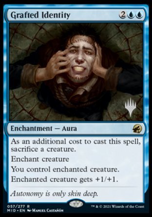 Grafted Identity (Promo Pack) [Innistrad: Midnight Hunt Promos] | Game Master's Emporium (The New GME)