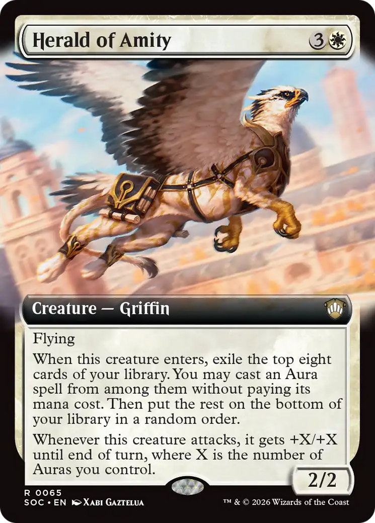 Herald of Amity (Extended Art) [Secrets of Strixhaven Commander] | Game Master's Emporium (The New GME)