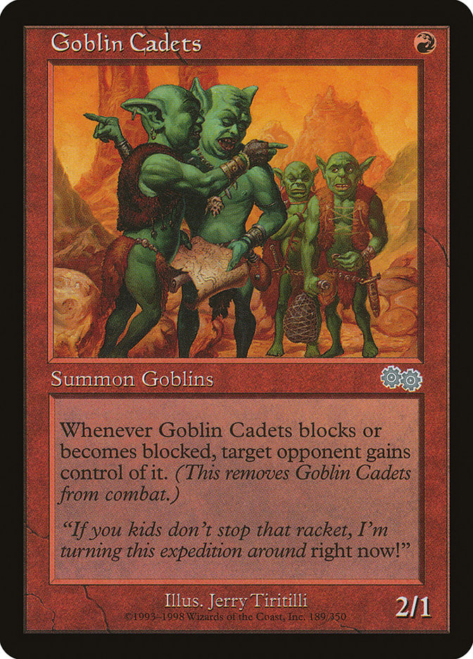 Goblin Cadets [Urza's Saga] | Game Master's Emporium (The New GME)