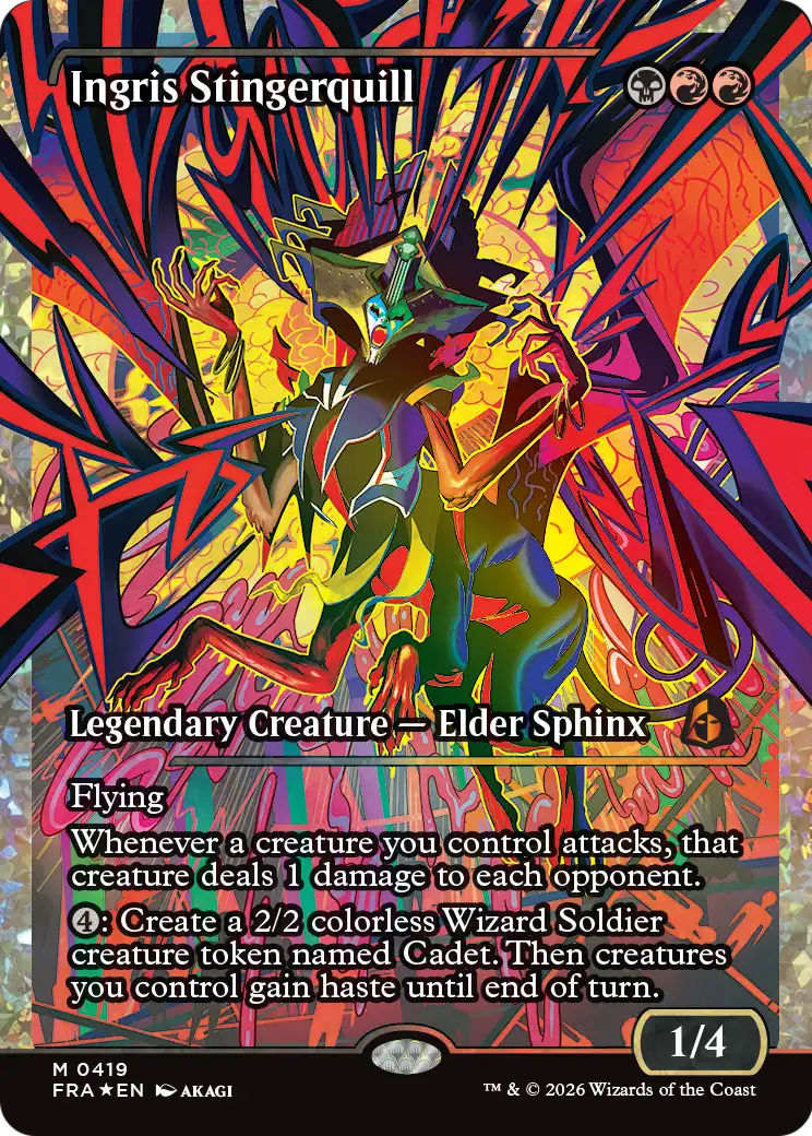 Ingris Stingerquill (Showcase) (Fracture Foil) (0419) [Reality Fracture] | Game Master's Emporium (The New GME)
