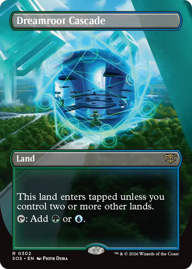 Dreamroot Cascade (Borderless) [Secrets of Strixhaven] | Game Master's Emporium (The New GME)