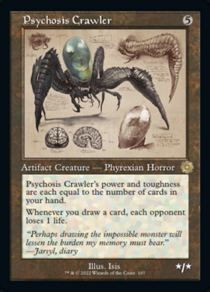 Psychosis Crawler (Retro Schematic) [The Brothers' War Retro Artifacts] | Game Master's Emporium (The New GME)