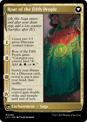 Huatli, Poet of Unity // Roar of the Fifth People [The Lost Caverns of Ixalan Prerelease Cards] | Game Master's Emporium (The New GME)