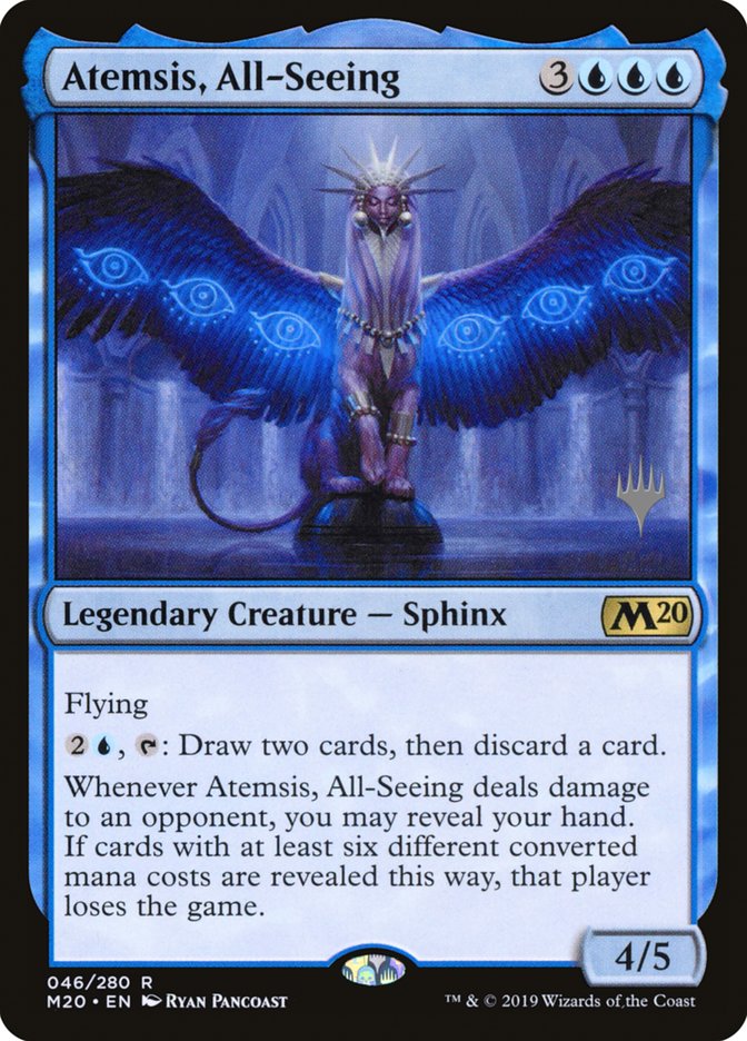 Atemsis, All-Seeing (Promo Pack) [Core Set 2020 Promos] | Game Master's Emporium (The New GME)