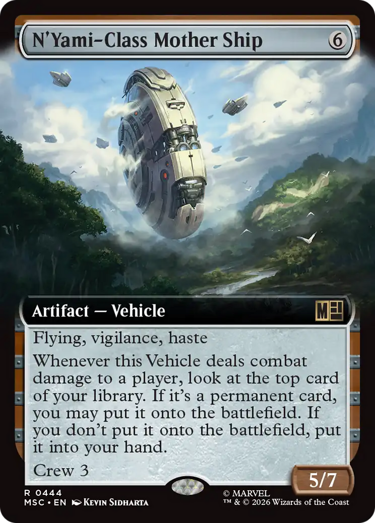 N'Yami-Class Mother Ship (Extended Art) [Marvel Super Heroes Commander] | Game Master's Emporium (The New GME)