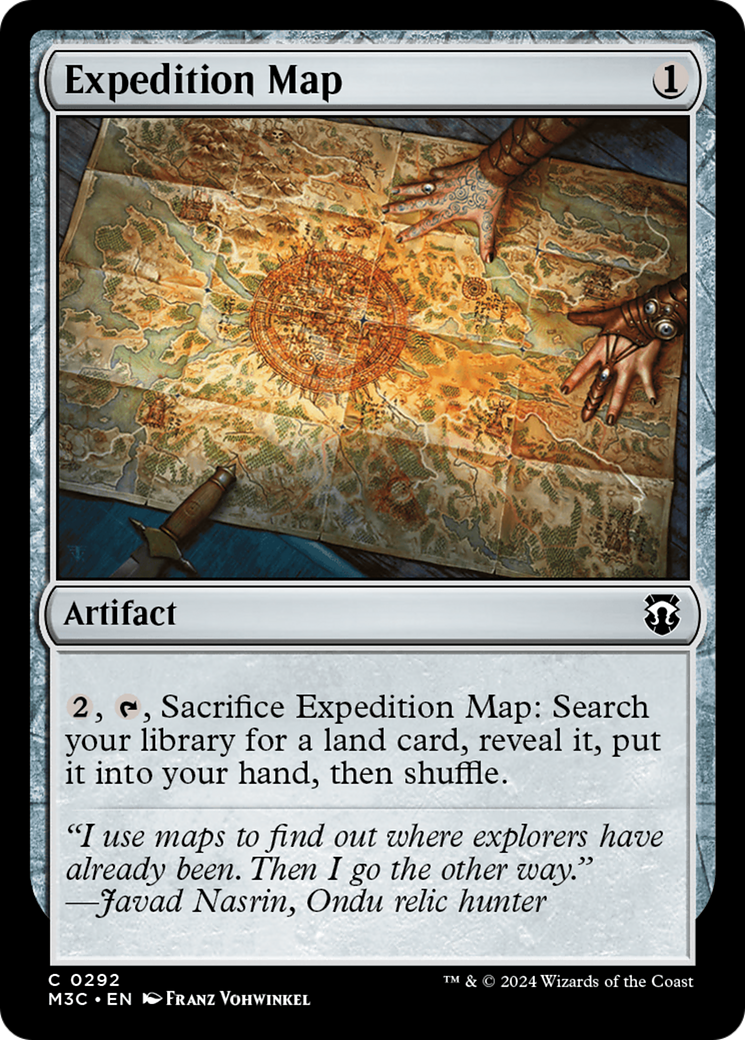 Expedition Map (Ripple Foil) [Modern Horizons 3 Commander] | Game Master's Emporium (The New GME)