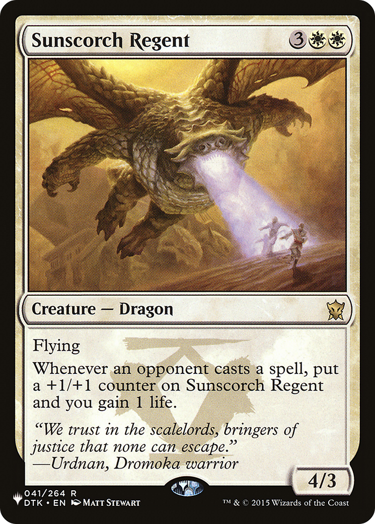 Sunscorch Regent [The List] | Game Master's Emporium (The New GME)