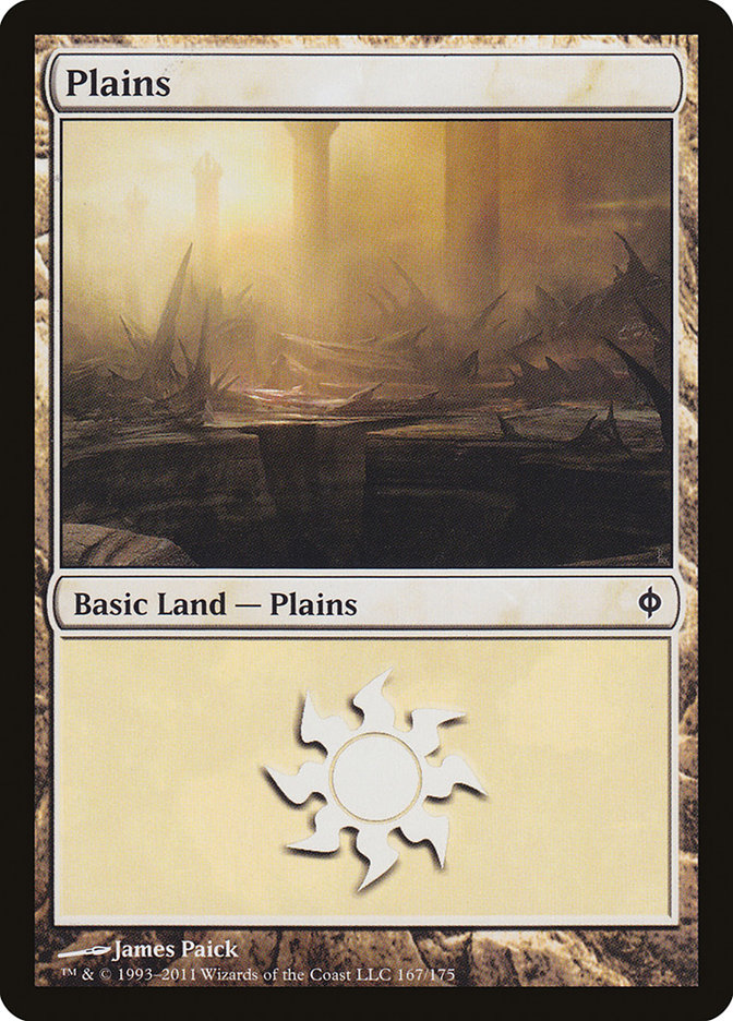 Plains (167) [New Phyrexia] | Game Master's Emporium (The New GME)