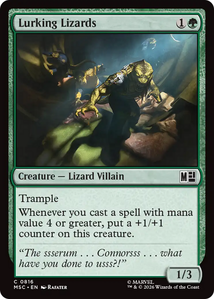 Lurking Lizards [Marvel Super Heroes Commander] | Game Master's Emporium (The New GME)