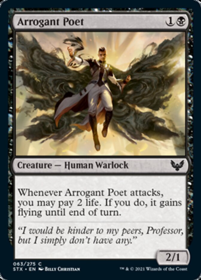 Arrogant Poet [Strixhaven: School of Mages] | Game Master's Emporium (The New GME)