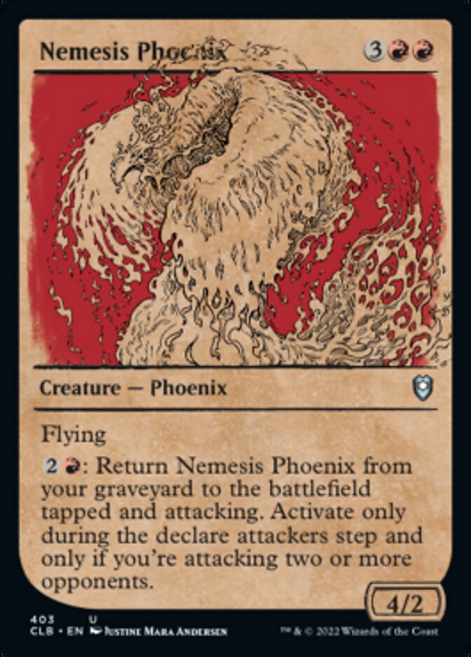 Nemesis Phoenix (Showcase) [Commander Legends: Battle for Baldur's Gate] | Game Master's Emporium (The New GME)