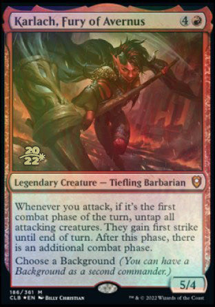 Karlach, Fury of Avernus [Commander Legends: Battle for Baldur's Gate Prerelease Promos] | Game Master's Emporium (The New GME)