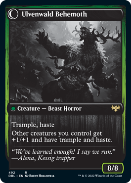 Ulvenwald Oddity // Ulvenwald Behemoth [Innistrad: Double Feature] | Game Master's Emporium (The New GME)