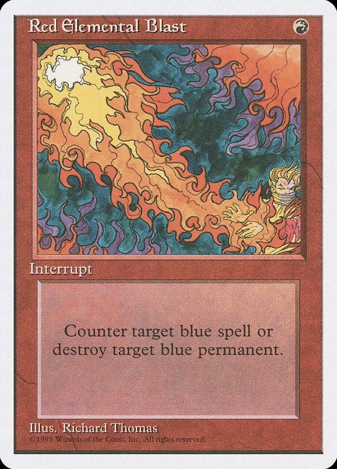 Red Elemental Blast [Fourth Edition] | Game Master's Emporium (The New GME)