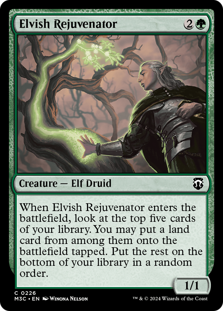 Elvish Rejuvenator (Ripple Foil) [Modern Horizons 3 Commander] | Game Master's Emporium (The New GME)