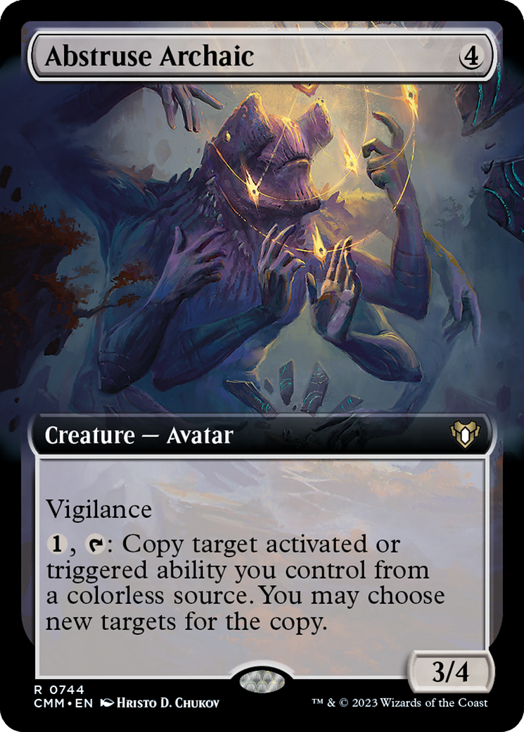 Abstruse Archaic (Extended Art) [Commander Masters] | Game Master's Emporium (The New GME)