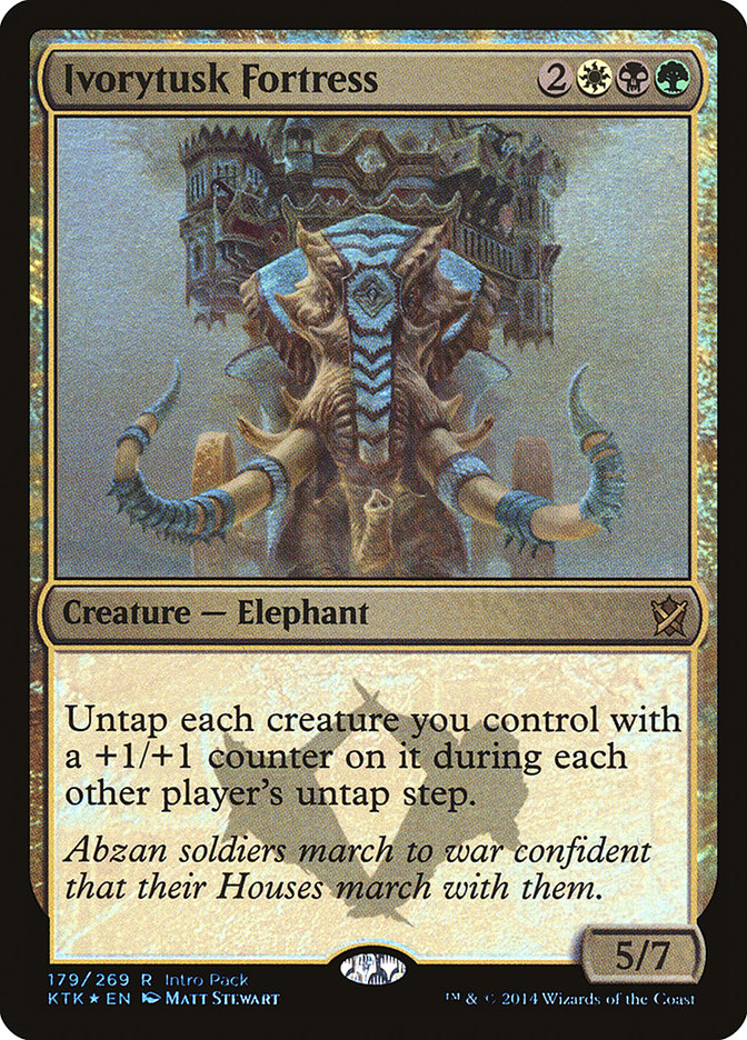 Ivorytusk Fortress (Intro Pack) [Khans of Tarkir Promos] | Game Master's Emporium (The New GME)