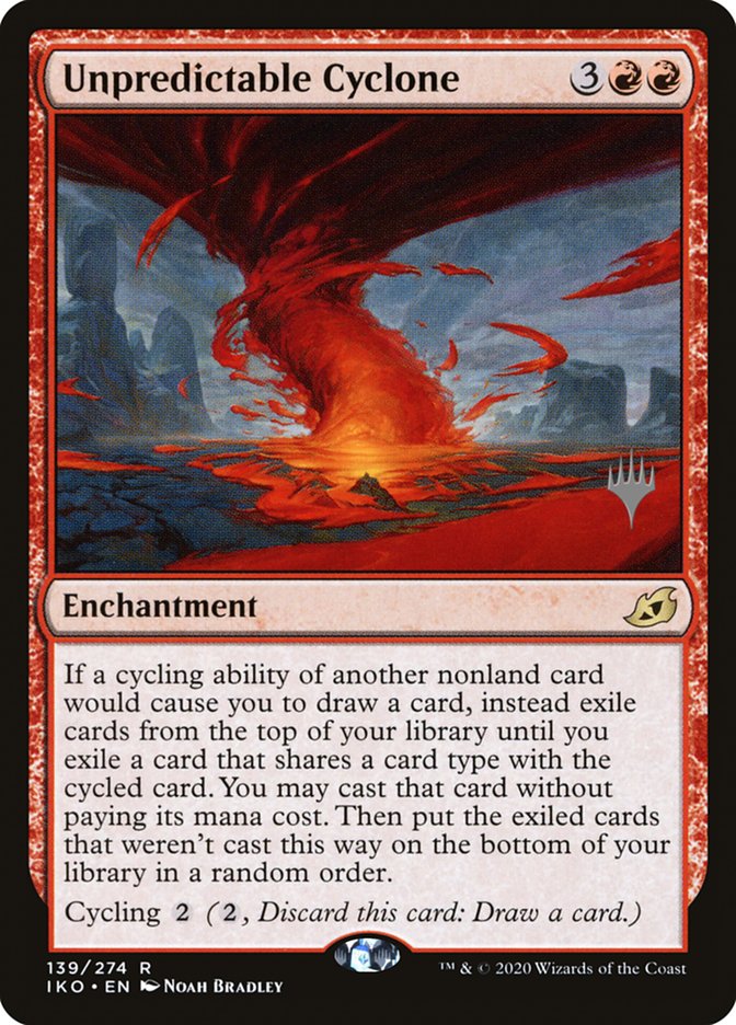 Unpredictable Cyclone (Promo Pack) [Ikoria: Lair of Behemoths Promos] | Game Master's Emporium (The New GME)